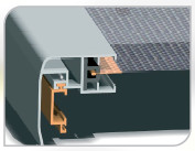 Stores pare-soleil AMZ Solar pour fenêtres de toit et VMZ Solar pour fenêtres verticales